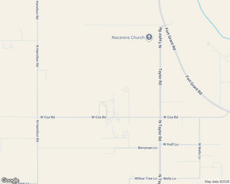 map of restaurants, bars, coffee shops, grocery stores, and more near 1246 McKinley Lane in Willcox