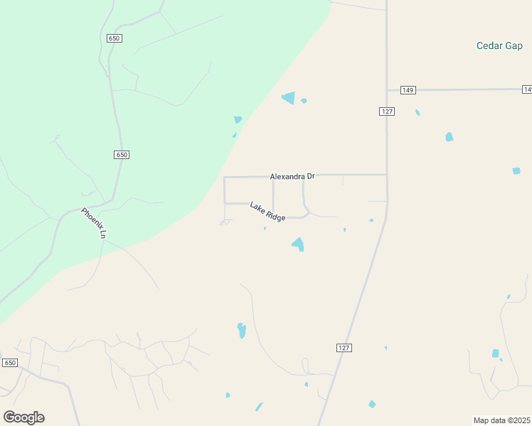 map of restaurants, bars, coffee shops, grocery stores, and more near 165 Lake Ridge in Tuscola