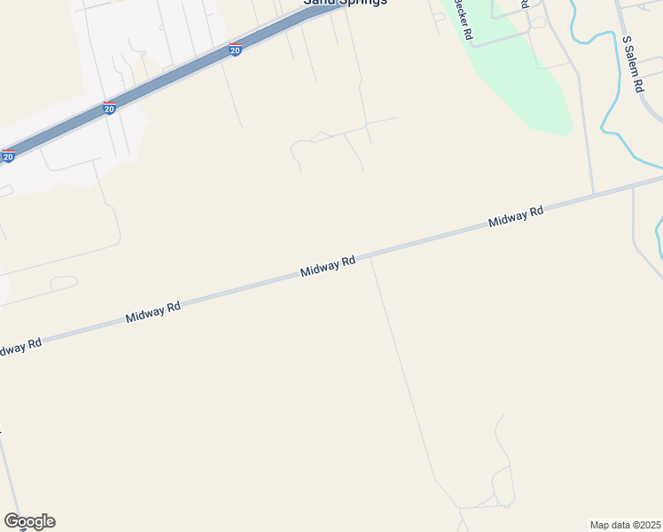 map of restaurants, bars, coffee shops, grocery stores, and more near Midway Rd in Big Spring