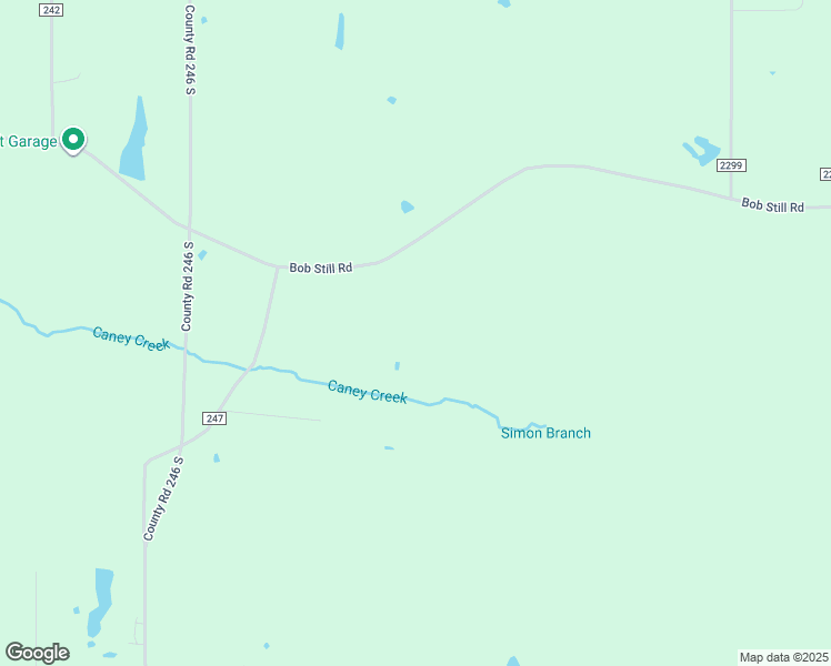 map of restaurants, bars, coffee shops, grocery stores, and more near 21190 County Road 223 in Arp