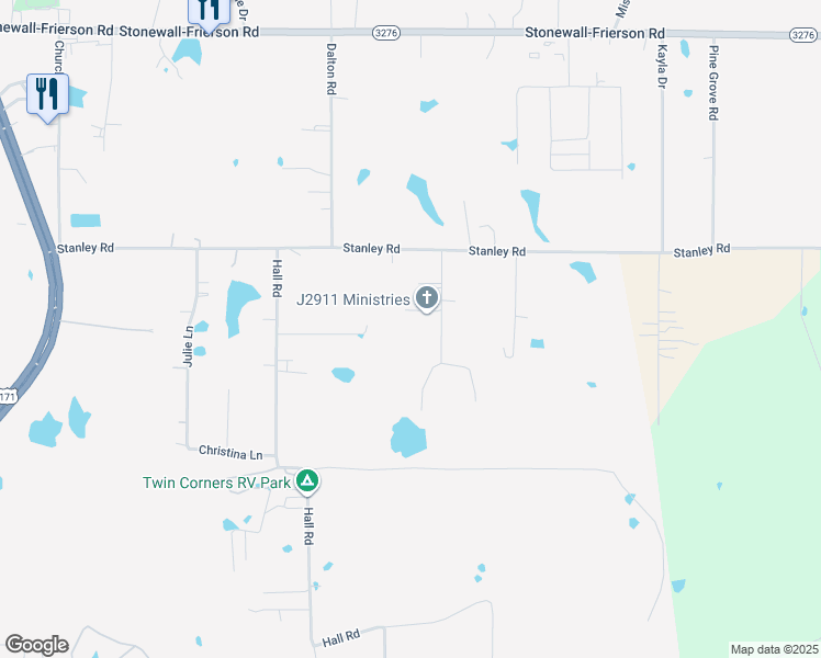 map of restaurants, bars, coffee shops, grocery stores, and more near 189-299 Woolworth Road in Stonewall