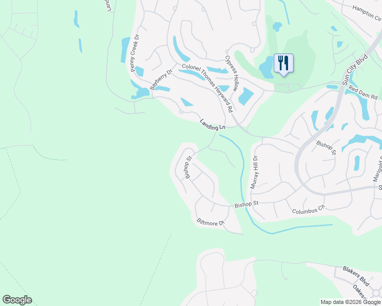 map of restaurants, bars, coffee shops, grocery stores, and more near 1 Candle Light Lane in Bluffton