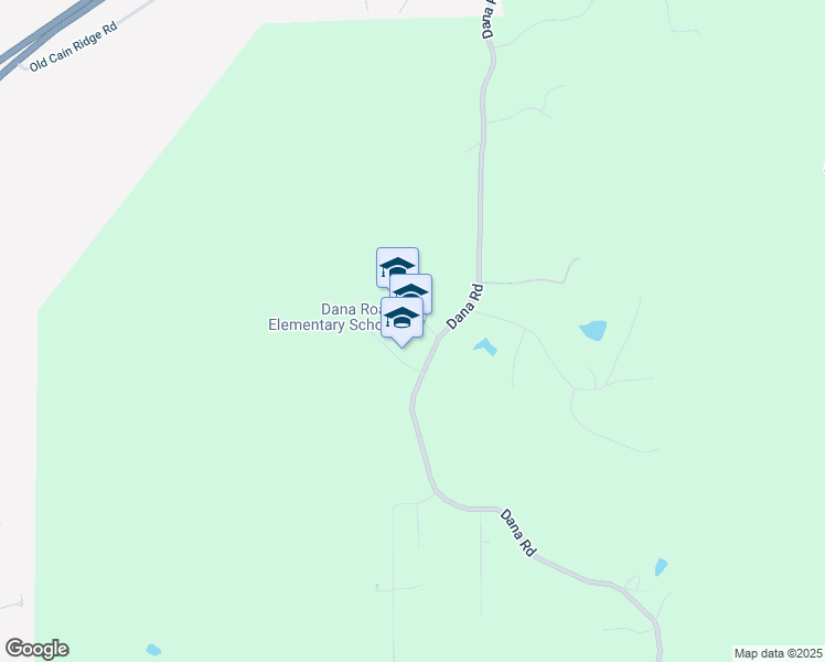 map of restaurants, bars, coffee shops, grocery stores, and more near 1247 Dana Road in Vicksburg