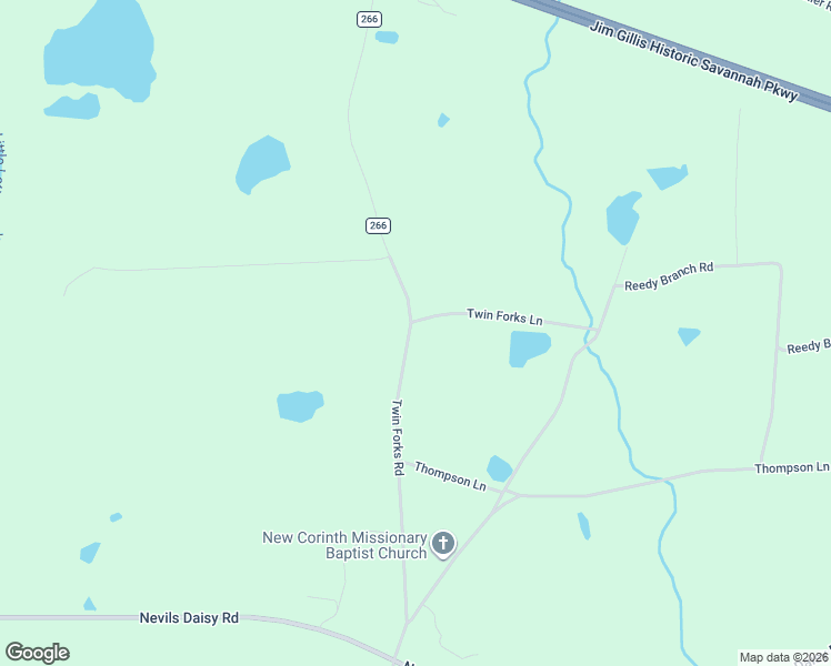 map of restaurants, bars, coffee shops, grocery stores, and more near 4000-4098 Twin Forks Road in Statesboro