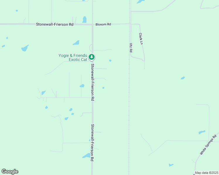 map of restaurants, bars, coffee shops, grocery stores, and more near 148 Broken Arrow Trail in Frierson