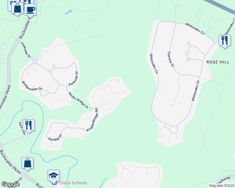 map of restaurants, bars, coffee shops, grocery stores, and more near 27 Wentworth Drive in Bluffton