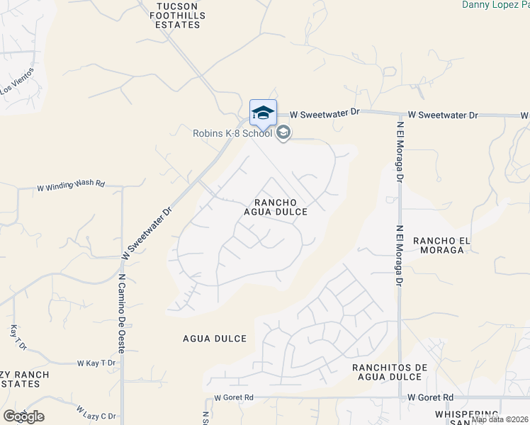 map of restaurants, bars, coffee shops, grocery stores, and more near in Pima County