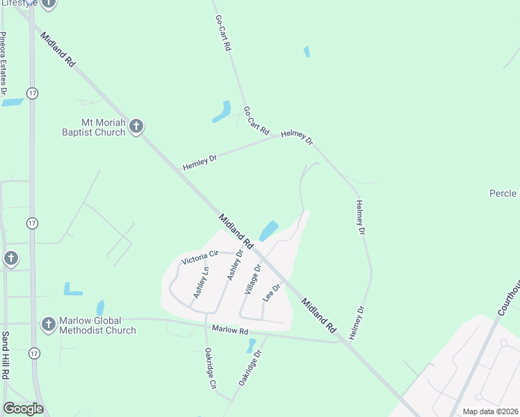 map of restaurants, bars, coffee shops, grocery stores, and more near 511 Bent Oak Drive in Guyton