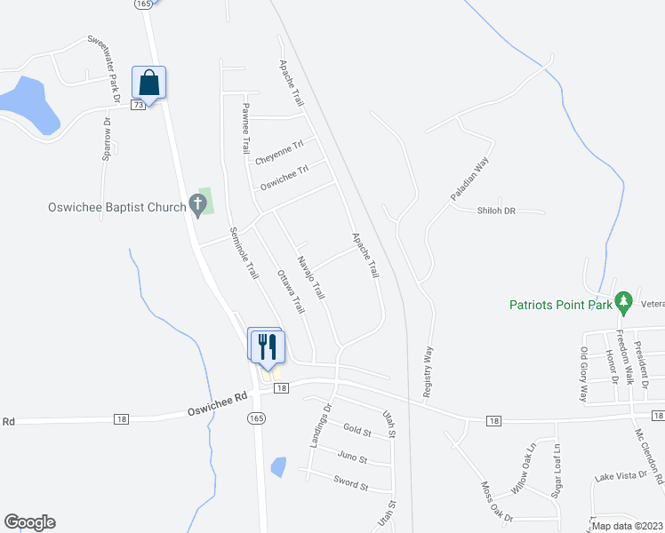 map of restaurants, bars, coffee shops, grocery stores, and more near 6 Iroquois TRL in Fort Mitchell
