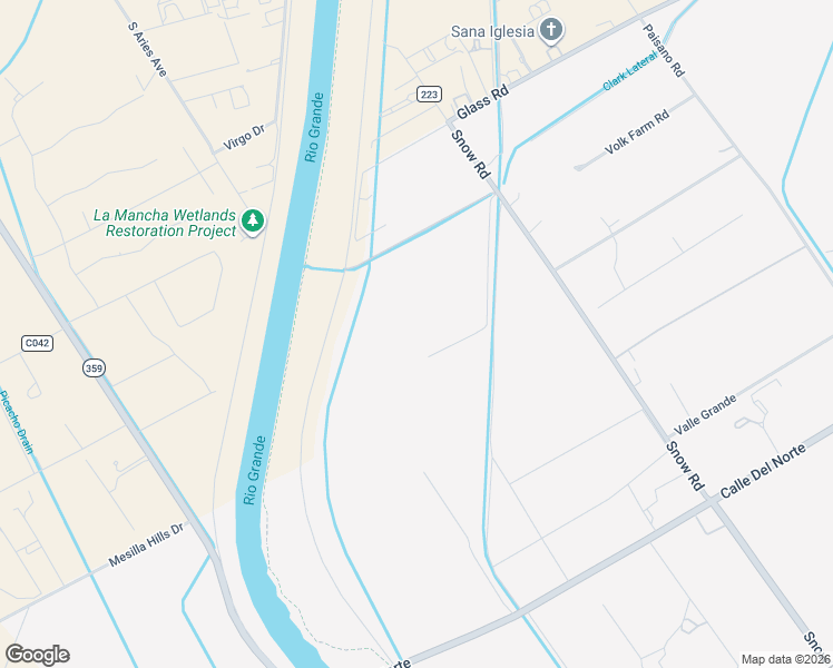 map of restaurants, bars, coffee shops, grocery stores, and more near Unnamed Road in Las Cruces