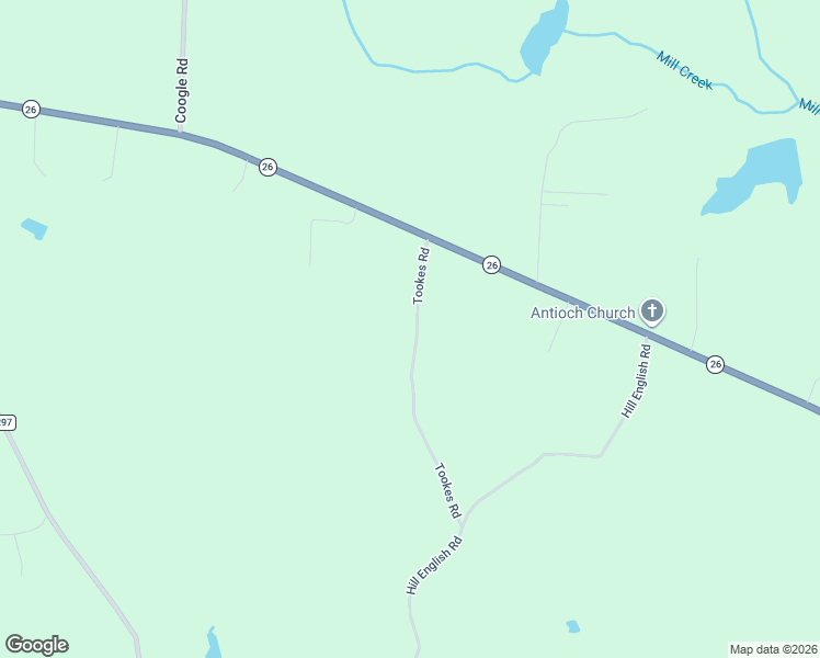 map of restaurants, bars, coffee shops, grocery stores, and more near 206 Tookes Road in Oglethorpe