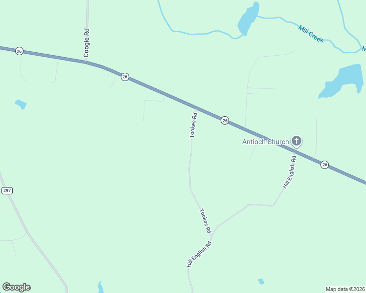 map of restaurants, bars, coffee shops, grocery stores, and more near 206 Tookes Road in Oglethorpe