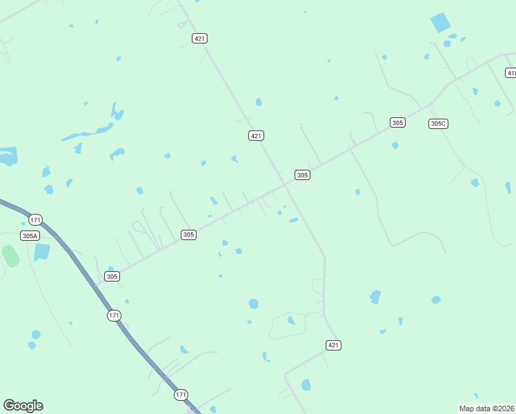 map of restaurants, bars, coffee shops, grocery stores, and more near 5024 County Road 305 in Grandview