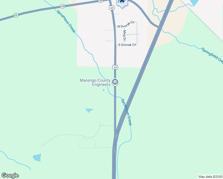 map of restaurants, bars, coffee shops, grocery stores, and more near 20540 U.S. 43 in Linden