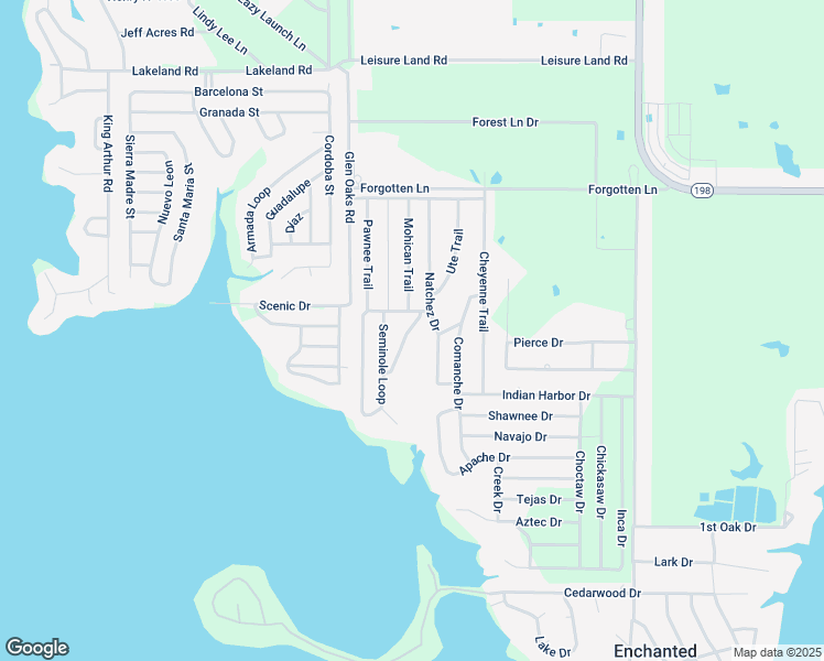 map of restaurants, bars, coffee shops, grocery stores, and more near 6200 Cherokee Trail in Mabank