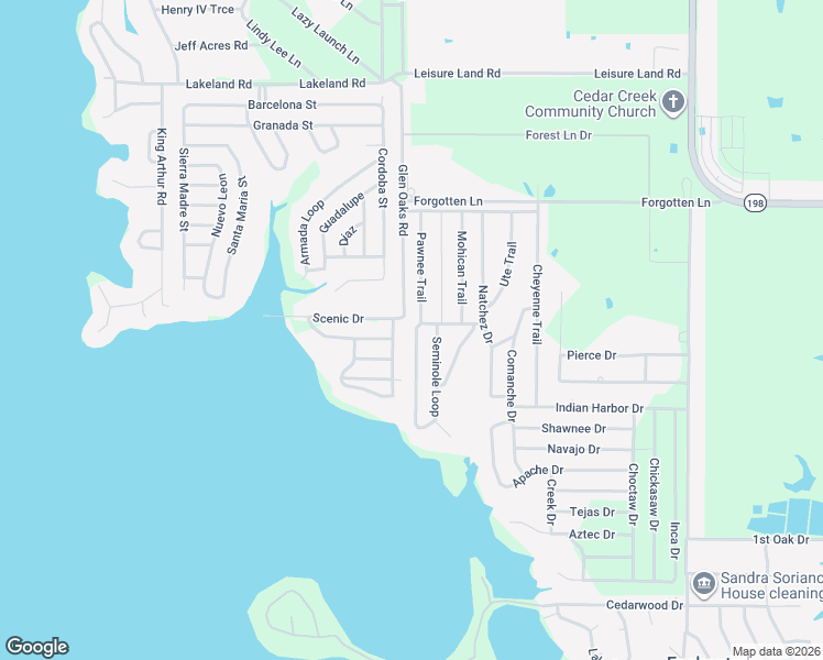 map of restaurants, bars, coffee shops, grocery stores, and more near 104 Seminole Loop in Mabank