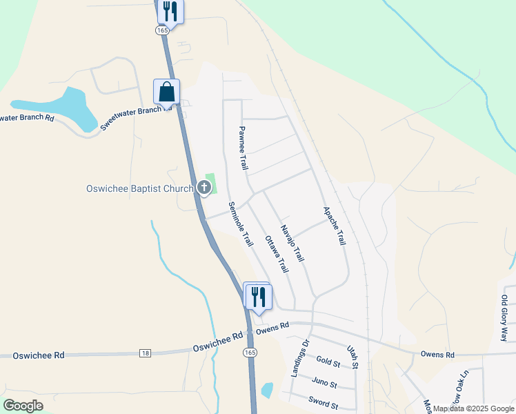 44 Ottawa Trail, Fort Mitchell AL Walk Score