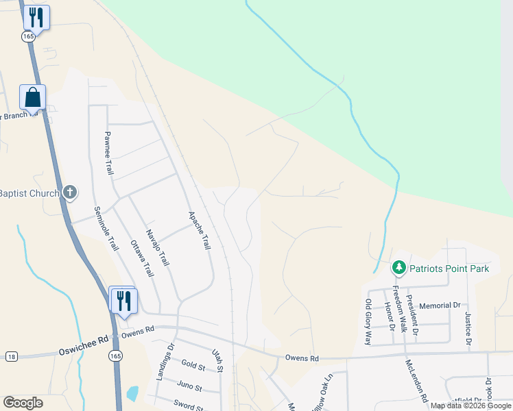 map of restaurants, bars, coffee shops, grocery stores, and more near 20 Paladian Way in Fort Mitchell