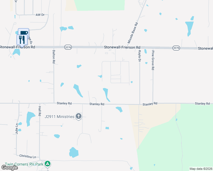 map of restaurants, bars, coffee shops, grocery stores, and more near 4633 Louisiana 3276 in Stonewall