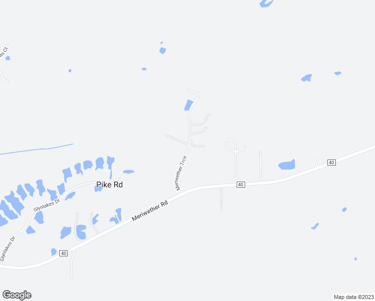 map of restaurants, bars, coffee shops, grocery stores, and more near Meriwether Trce in Pike Road