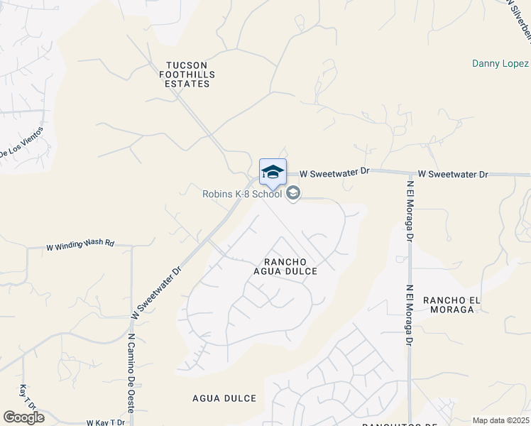 map of restaurants, bars, coffee shops, grocery stores, and more near 3939 North Magnetite Lane in Tucson