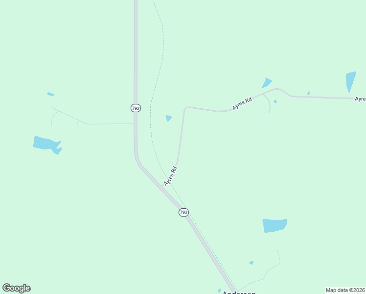 map of restaurants, bars, coffee shops, grocery stores, and more near 590 Ayres Road in Castor