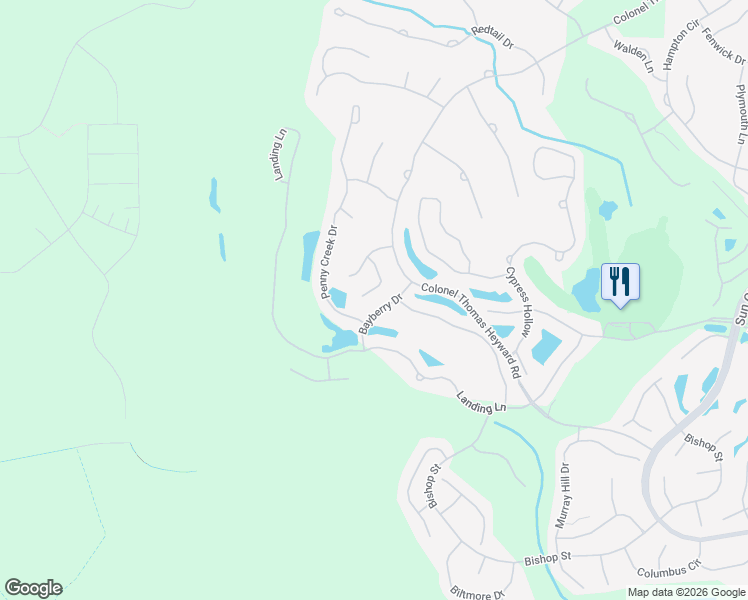 map of restaurants, bars, coffee shops, grocery stores, and more near 33 Nesting Lane in Bluffton