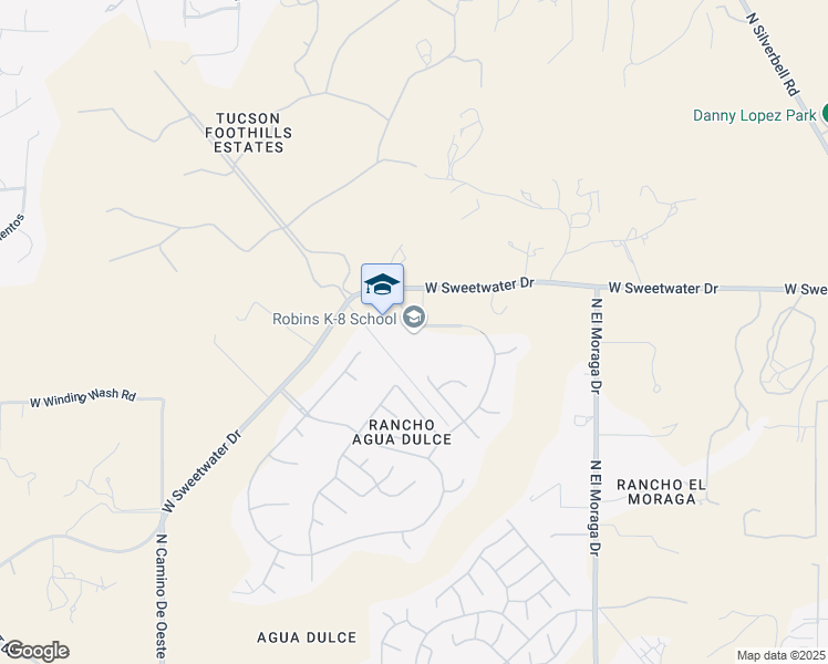map of restaurants, bars, coffee shops, grocery stores, and more near 3939 North Magnetite Lane in Tucson