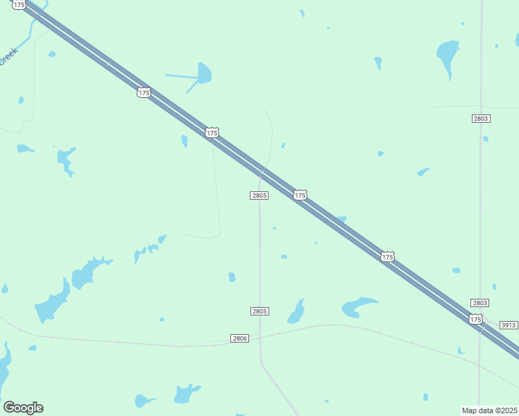 map of restaurants, bars, coffee shops, grocery stores, and more near County Road 2805 in Athens