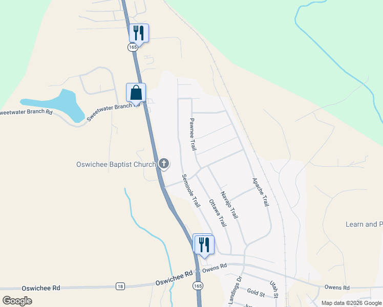 map of restaurants, bars, coffee shops, grocery stores, and more near 7 Pawnee Trail in Fort Mitchell