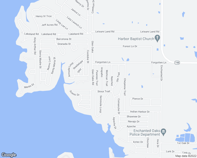 map of restaurants, bars, coffee shops, grocery stores, and more near 131 Pawnee Trail in Mabank