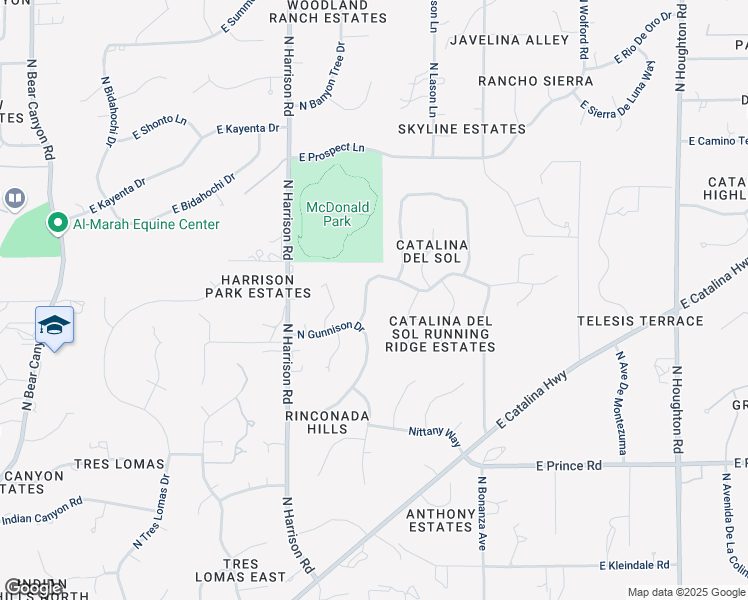 map of restaurants, bars, coffee shops, grocery stores, and more near 3922 North Mount Pleasant Drive in Tucson