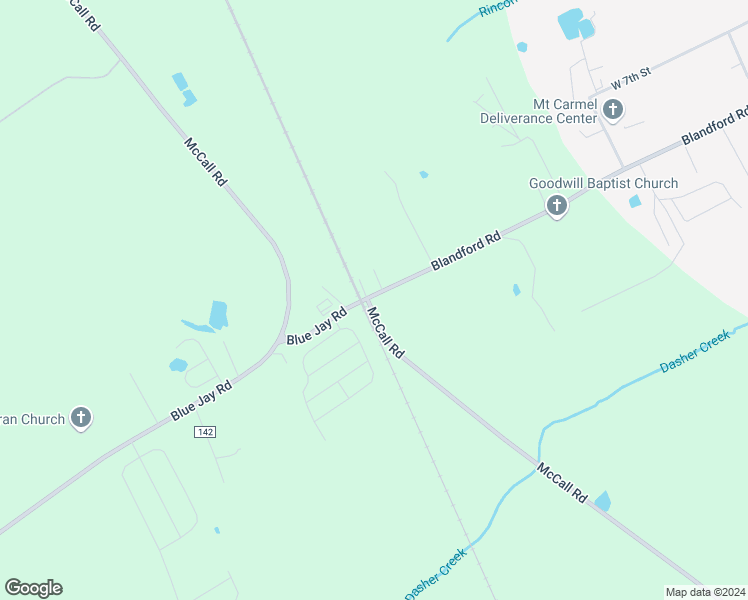 map of restaurants, bars, coffee shops, grocery stores, and more near 429 Blandford Road in Rincon