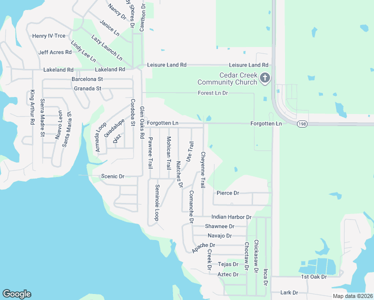 map of restaurants, bars, coffee shops, grocery stores, and more near 120 Ute Trail in Mabank