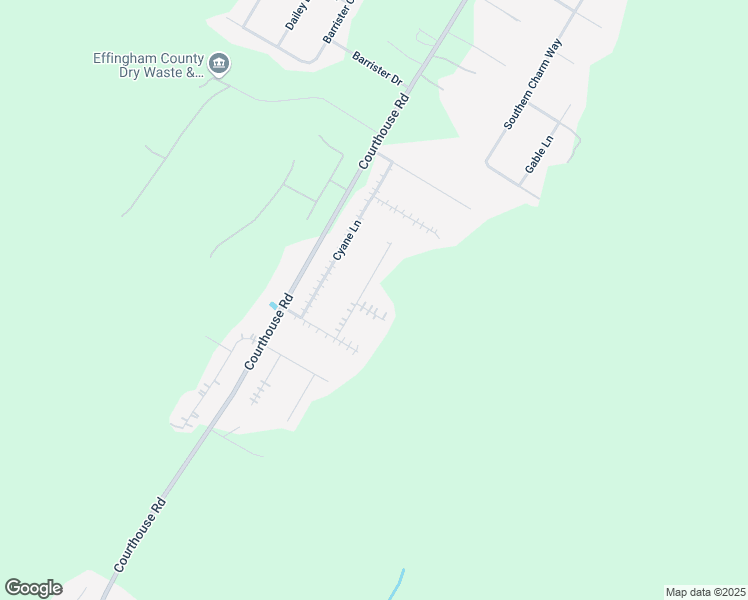map of restaurants, bars, coffee shops, grocery stores, and more near 604 Berosa Court in Guyton