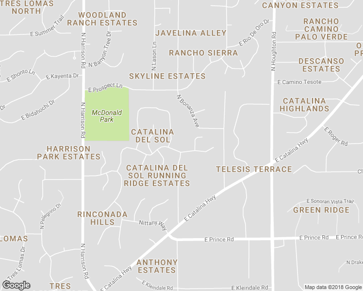 map of restaurants, bars, coffee shops, grocery stores, and more near 9911 East Mount Pleasant Drive in Tucson
