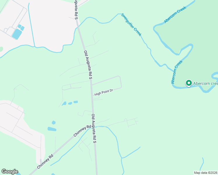 map of restaurants, bars, coffee shops, grocery stores, and more near 119 High Point Drive in Rincon