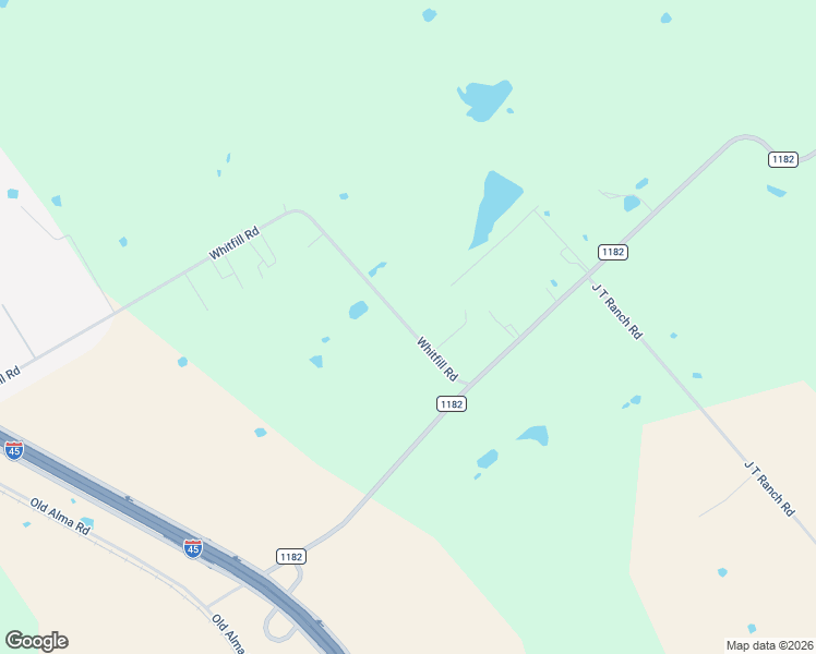 map of restaurants, bars, coffee shops, grocery stores, and more near 141 Whitfill Road in Ennis