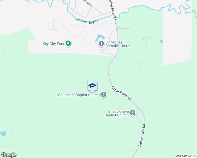 map of restaurants, bars, coffee shops, grocery stores, and more near 116 Olde Trace Dr in Vicksburg