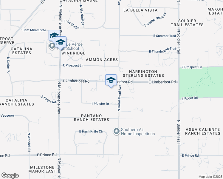 map of restaurants, bars, coffee shops, grocery stores, and more near 11420 East Limberlost Road in Tucson