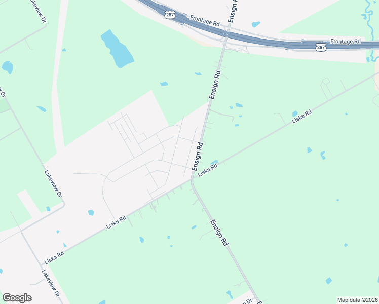 map of restaurants, bars, coffee shops, grocery stores, and more near 4441 Ensign Road in Ennis