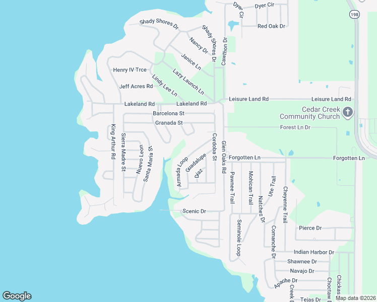 map of restaurants, bars, coffee shops, grocery stores, and more near 128 Armada Loop in Mabank