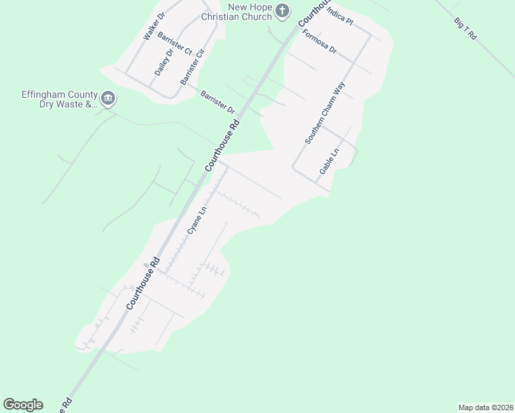 map of restaurants, bars, coffee shops, grocery stores, and more near 319 Saranac Way in Guyton