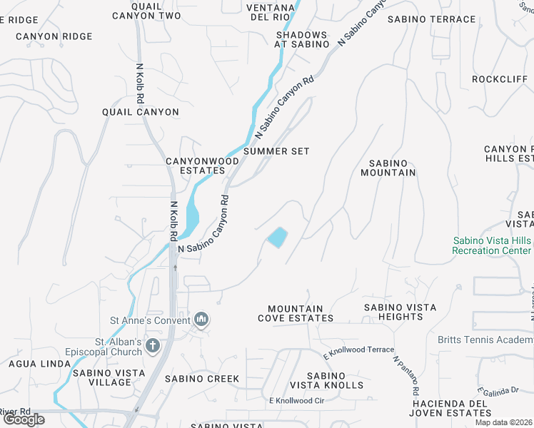 map of restaurants, bars, coffee shops, grocery stores, and more near 7557 East Crested Saguaro Place in Tucson