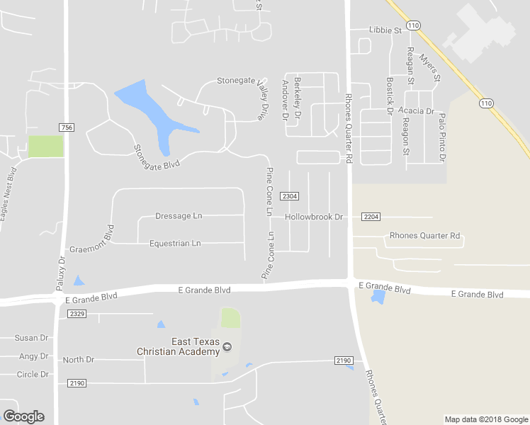 map of restaurants, bars, coffee shops, grocery stores, and more near 6051 Pine Cone Lane in Tyler