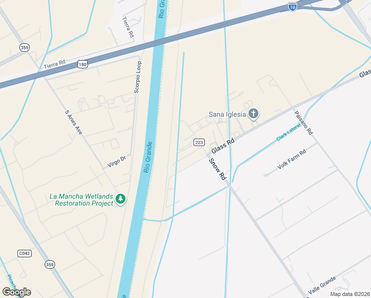 map of restaurants, bars, coffee shops, grocery stores, and more near 648 Snow Road in Las Cruces