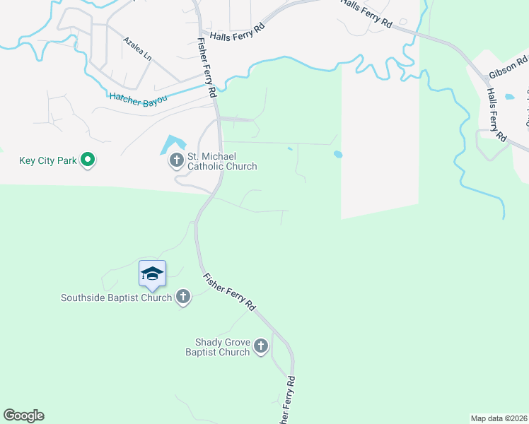 map of restaurants, bars, coffee shops, grocery stores, and more near 209 Falcon Ridge Road in Vicksburg