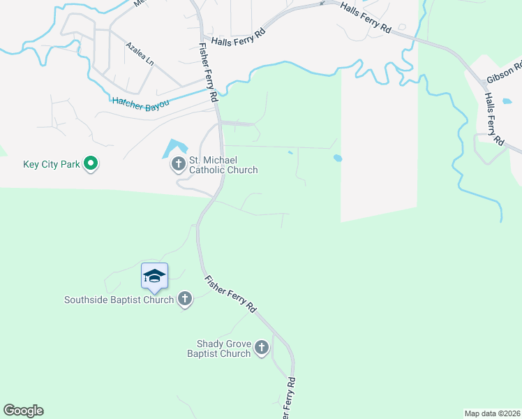 map of restaurants, bars, coffee shops, grocery stores, and more near 209 Falcon Ridge Road in Vicksburg