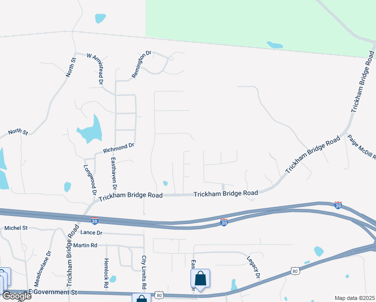 map of restaurants, bars, coffee shops, grocery stores, and more near 132 Victoria Place in Brandon