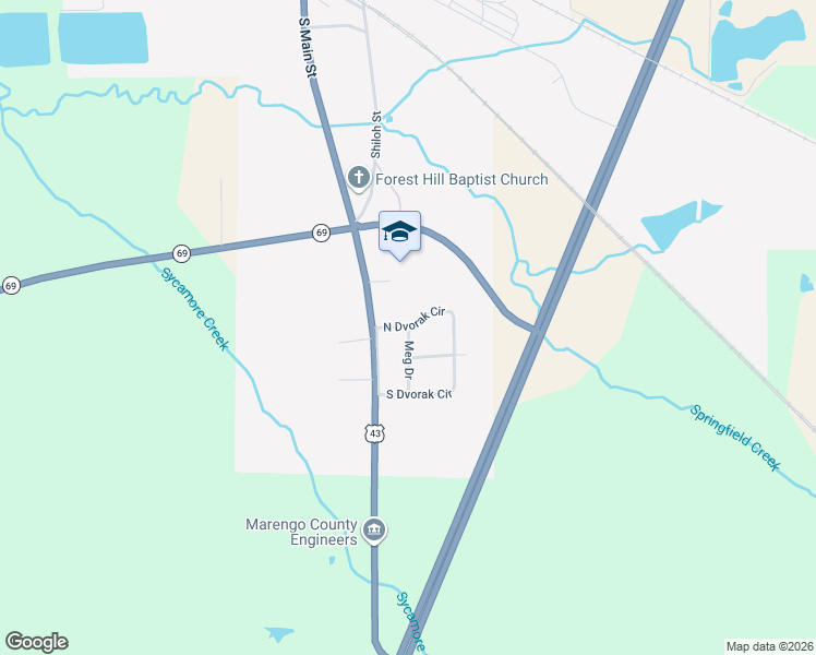 map of restaurants, bars, coffee shops, grocery stores, and more near 2401 Meg Drive in Linden